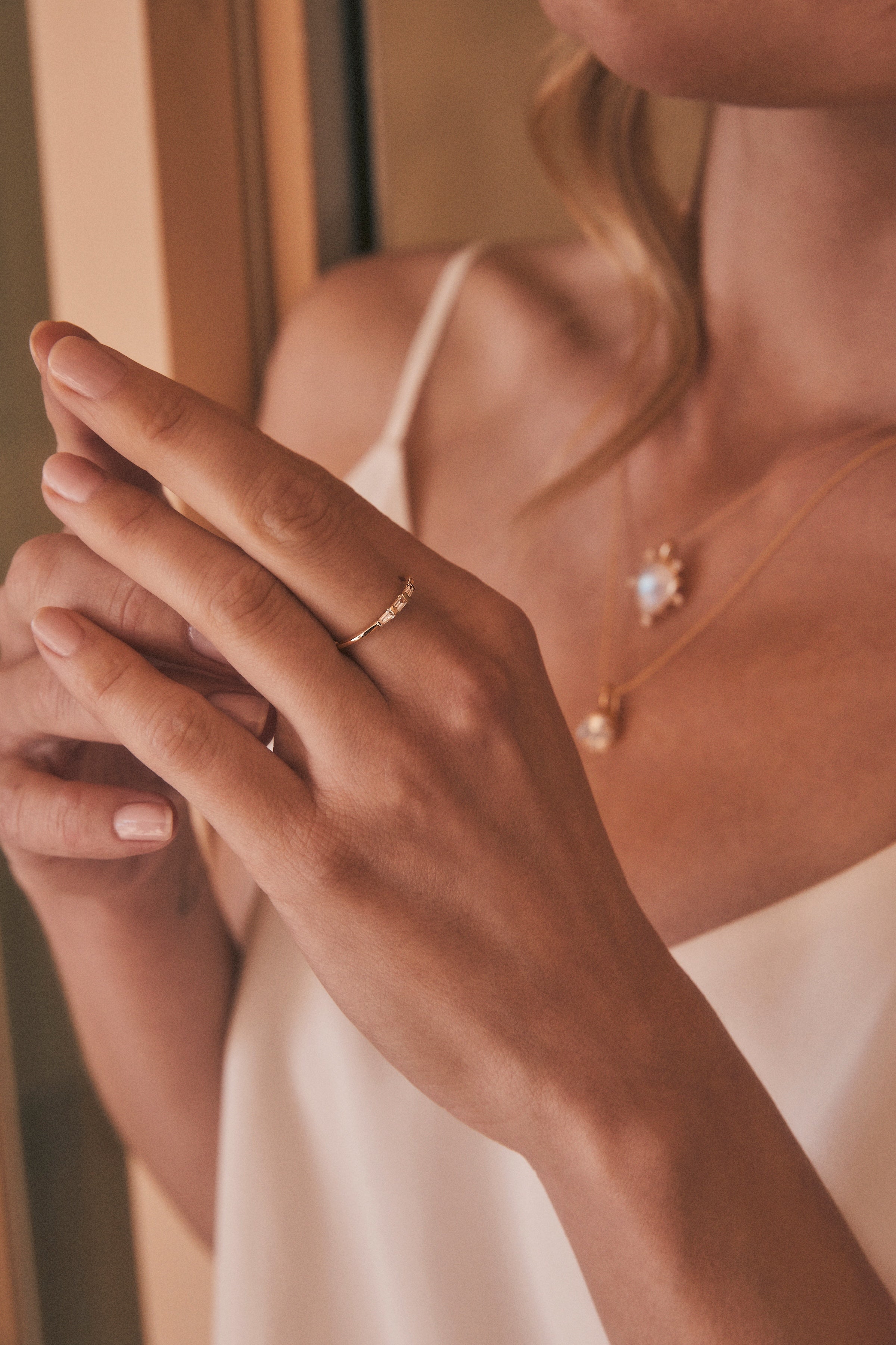 Triple Baguette Ring