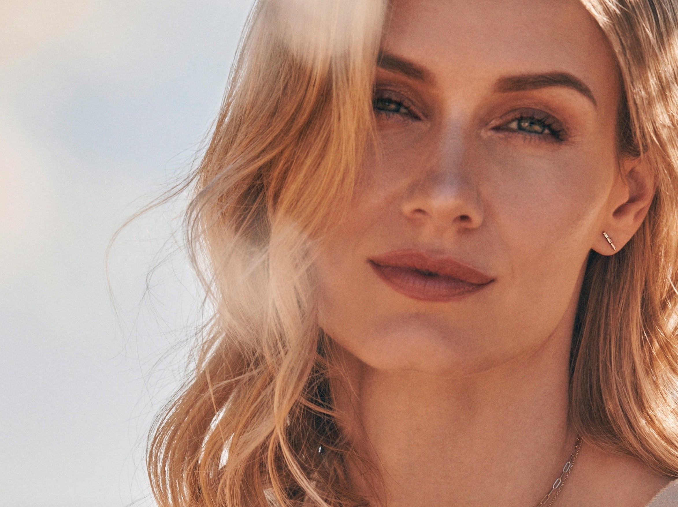 Baguette Diamond Row Earrings