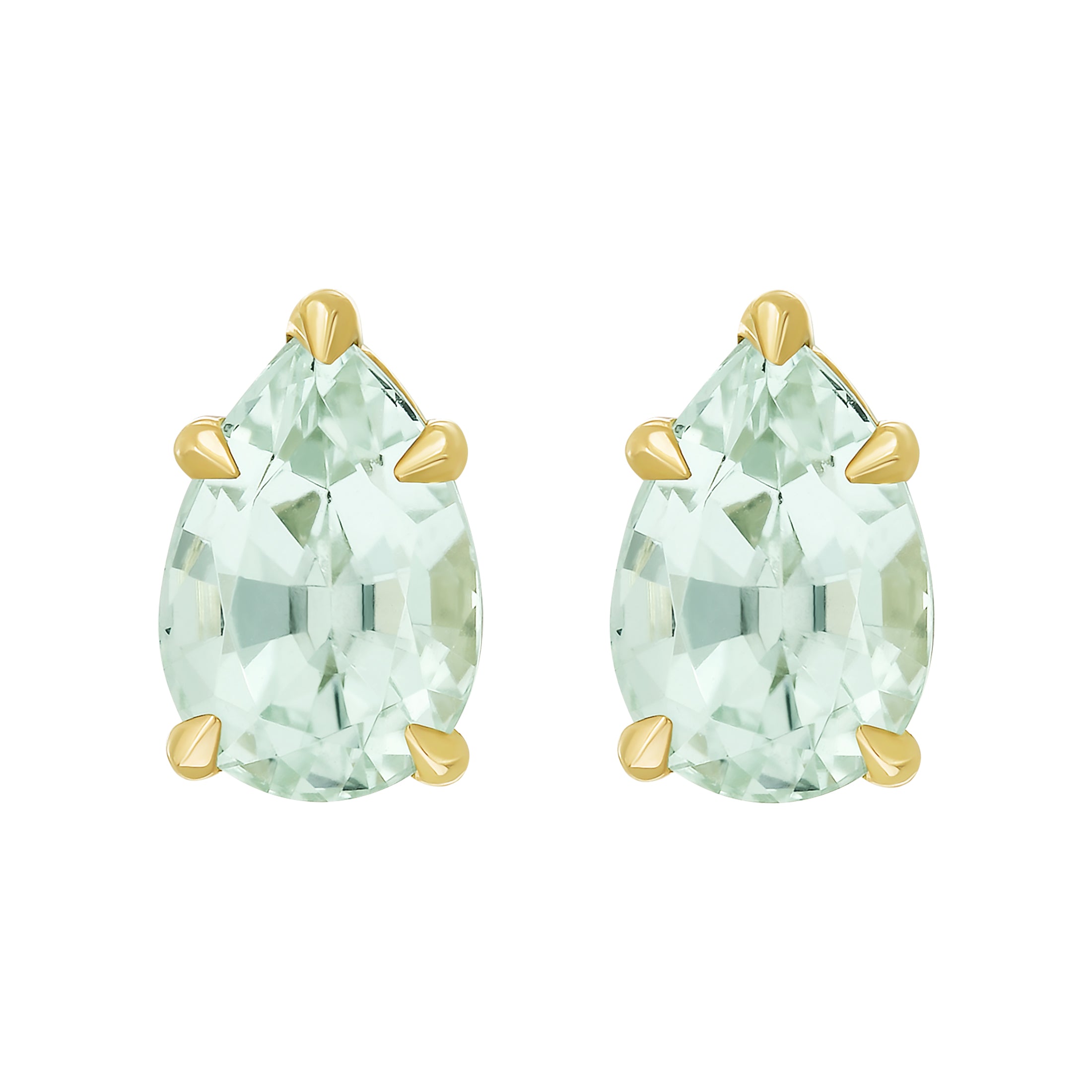 Mint Tourmaline Pear Posts