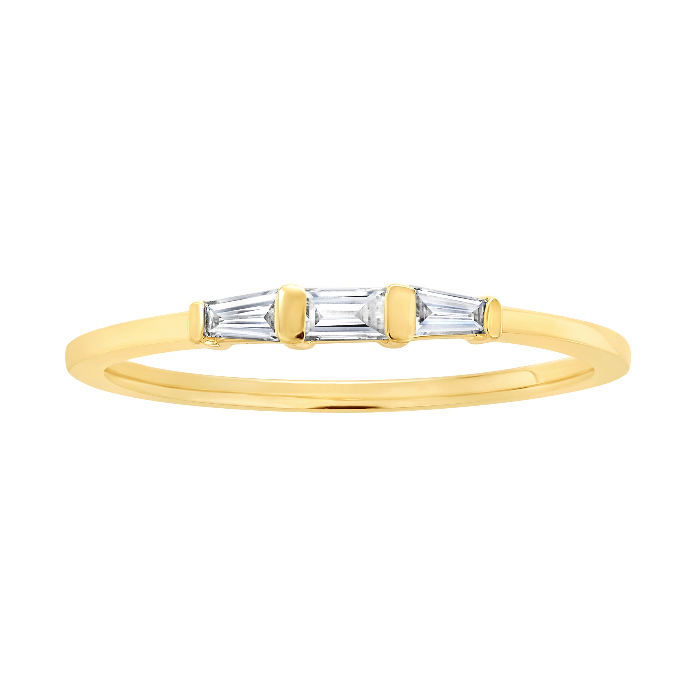 Triple Baguette Ring