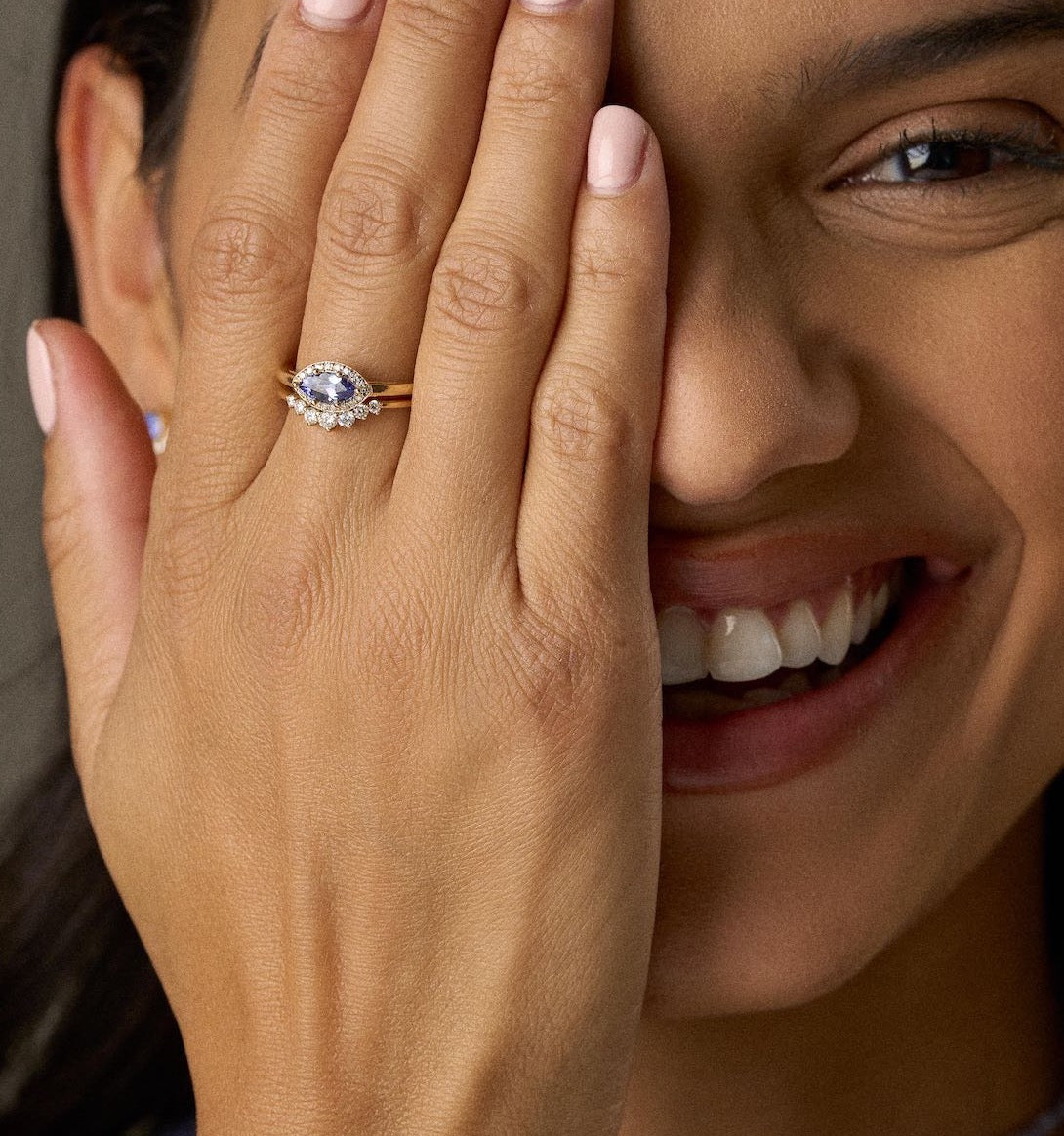 Tanzanite Marquis Ring