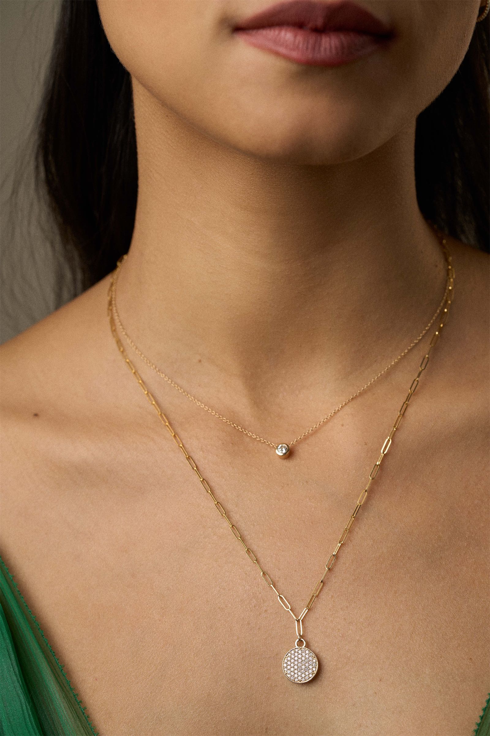 Diamond Solitaire Necklace