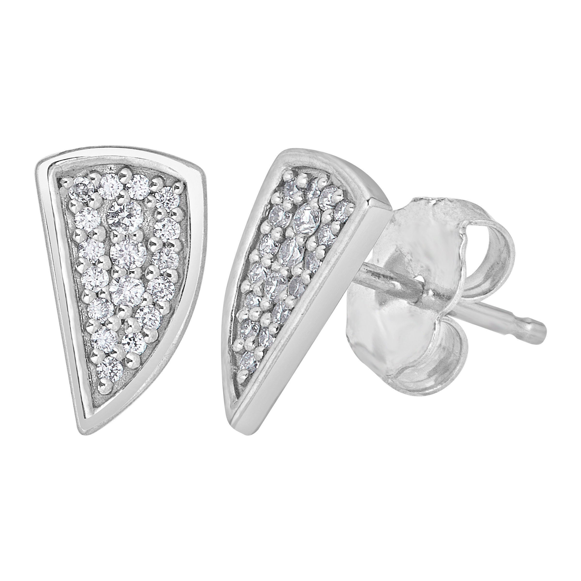 Pavé Mini Talon Earrings