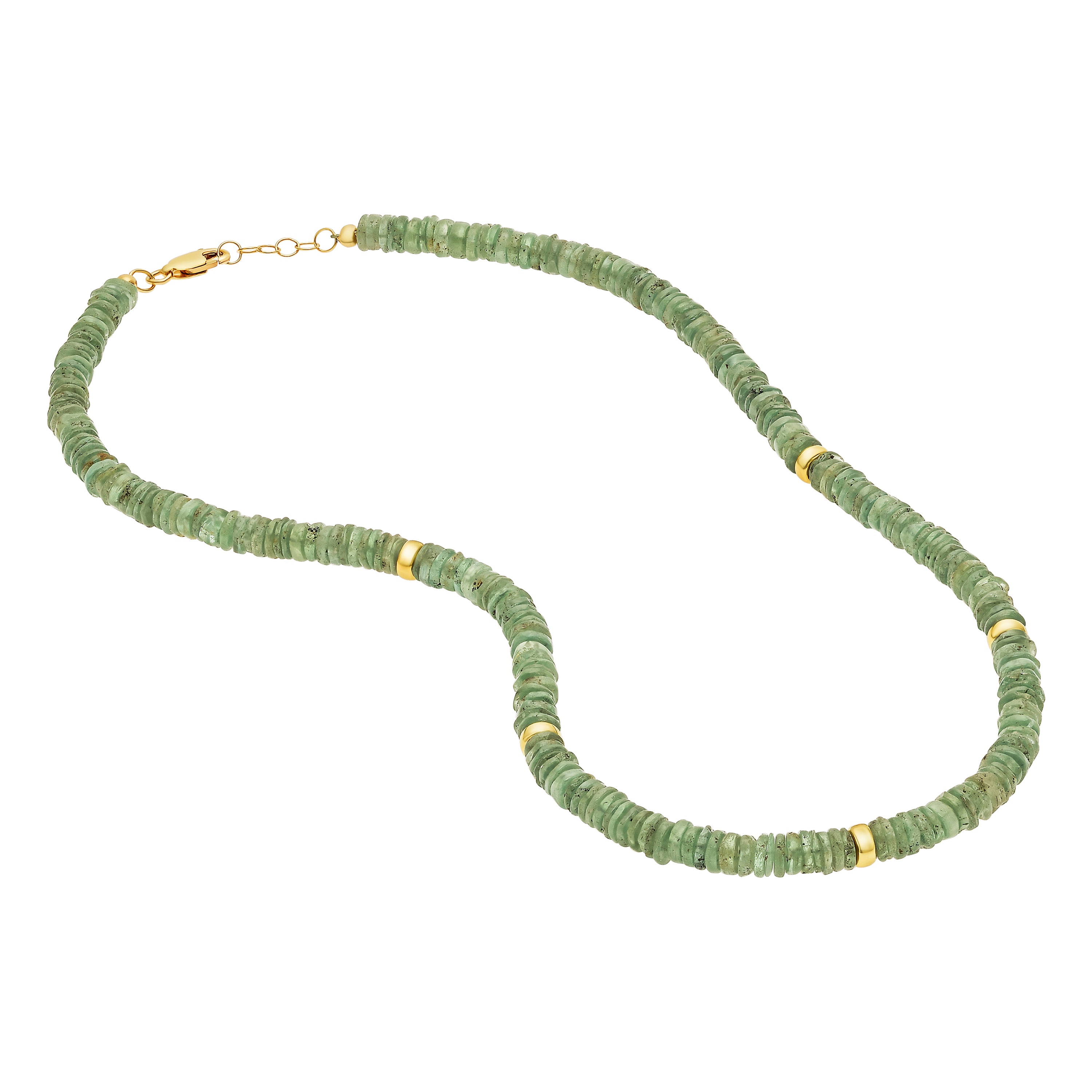 Reverie Necklace in Green Kyanite