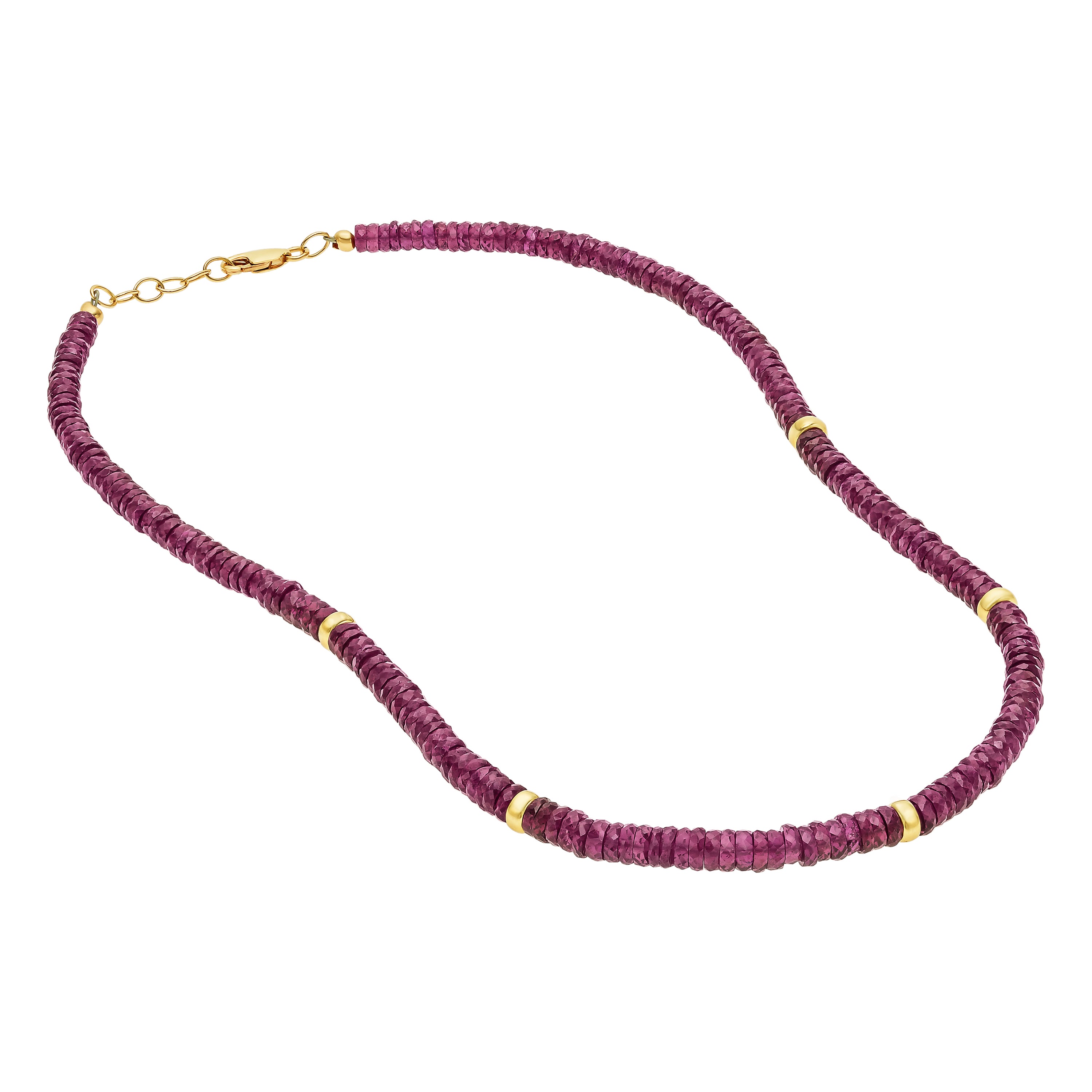 Reverie Necklace in Rhodolite Garnet