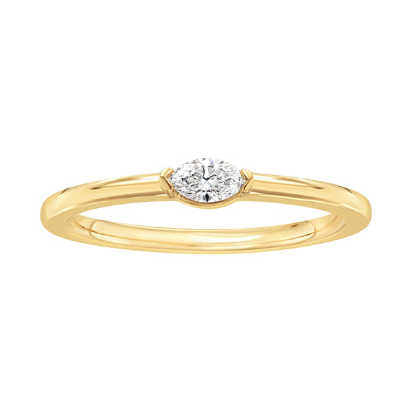 Marquis Diamond Solitaire Ring